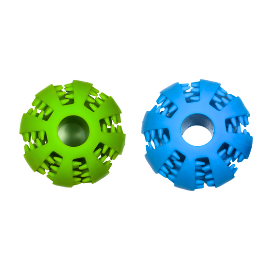 speelgoedbal hond boven aanzicht